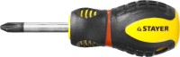 Отвертка STAYER "PROFESSIONAL" "PROTech", двухкомп рукоятка, намагниченная, Cr-Mo, PH2x38мм,  ( 25132-2-38_z02 )
