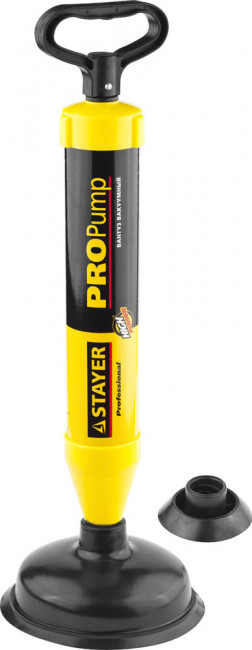 Вантуз STAYER "Professional" вакуумный PROPump, с двумя адаптерами, ( 51925 ) Вантуз STAYER "Professional" вакуумный PROPump, с двумя адаптерами, ( 51925 )