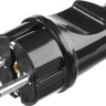 Вилка MAXElectro электрическая, 16А/220В, с заземлением, черная, STAYER,  ( 55160-B )