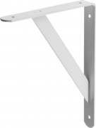Уголок-кронштейн STAYER "MASTER", усиленный, 250х200х30х4мм, белый,  ( 37421-1 )