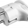 Вилка MAXElectro электрическая, 16А/220В, угловая, с заземлением, белая, STAYER,  ( 55161-W )