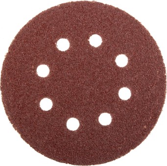 Круг STAYER "PROFI" из абразивной бумаги перфорированный, 125мм/ №40, 5шт ,  ( 3580-125-040 )