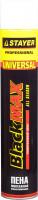 Пена "BlackMAX" монтажная, адаптерная, всесезонная, 750мл, STAYER,  ( 41133 )