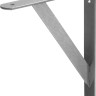 Уголок-кронштейн STAYER "MASTER", усиленный, 250х200х30х4мм, оцинкованный,  ( 37421-5 )