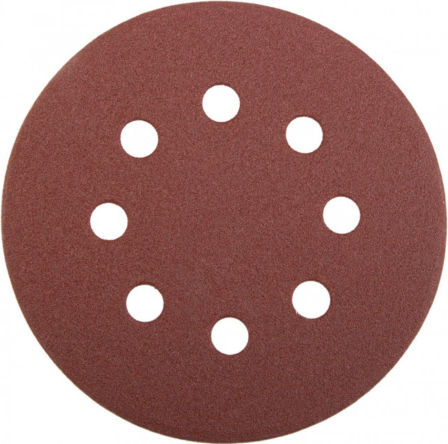 Круг STAYER "PROFI" из абразивной бумаги перфорированный, 125мм/ №80, 5шт ,  ( 3580-125-080 )