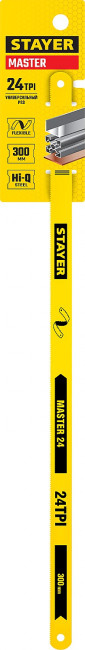 Полотно по металлу, 24 TPI: универсальный рез, 300 мм, 1 шт, STAYER MASTER-24 ( 1589-24-1 )
