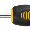 Отвертка STAYER "PROFI" "PROTech", двухкомп рукоятка, намагниченная, Cr-Mo, SL6,0x100мм  ,  ( 25131-06-10_z02 )