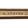 Рожковый гаечный ключ 19 x 22 мм, STAYER,  ( 27038-19-22 )