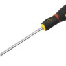 Отвертка STAYER "PROFI" "PROTech", двухкомп рукоятка, намагниченная, Cr-Mo, SL6,0x150мм  ,  ( 25131-06-15_z02 )