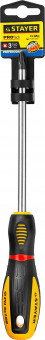Отвертка STAYER "PROFI" "PROTech", двухкомп рукоятка, намагниченная, Cr-Mo, PH3x150мм,  ( 25132-3-15_z02 ) Отвертка STAYER "PROFI" "PROTech", двухкомп рукоятка, намагниченная, Cr-Mo, PH3x150мм,  ( 25132-3-15_z02 )