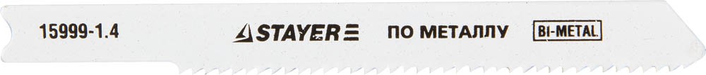 Полотна STAYER "PROFI", U118AF, для эл/лобзика, Bi-MetalI, по металлу (1,5-2мм), US-хвост., шаг 1,4мм, 50мм, 2шт,  ( 15999-1.4_z01 ) Полотна STAYER "PROFI", U118AF, для эл/лобзика, Bi-MetalI, по металлу (1,5-2мм), US-хвост., шаг 1,4мм, 50мм, 2шт,  ( 15999-1.4_z01 )