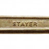 Рожковый гаечный ключ 22 x 24 мм, STAYER,  ( 27038-22-24 )