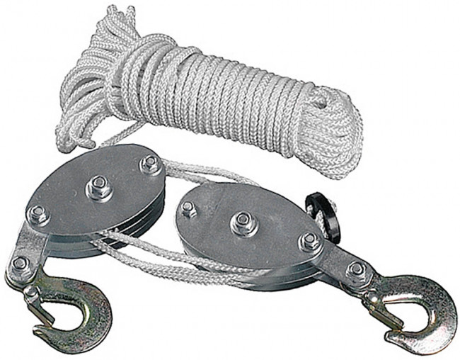 Полиспаст STAYER, подъем до 3 м, вес до 200 кг,  ( 50501 )