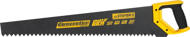 Ножовка по пенобетону (пила) STAYER BETON 700 мм, 1 TPI, закаленный износостойкий зуб,  ( 15098 )