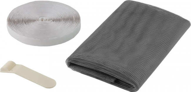 Сетка STAYER "COMFORT" противомоскитная для окна, с крепежной лентой, серая, ПЭТ, 1,1 х 1,3м , ( 12481-11-13 ) Сетка STAYER "COMFORT" противомоскитная для окна, с крепежной лентой, серая, ПЭТ, 1,1 х 1,3м , ( 12481-11-13 )