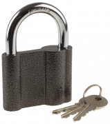 Замок STAYER "MASTER" навесной, металлический корпус, с закаленной дужкой, в коробке, 70мм,  ( 37145-70 )