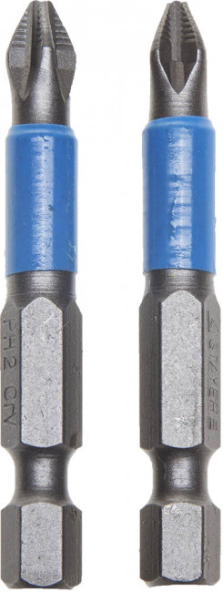 Биты STAYER "PROFI", хвостовик E 1/4", PH №2, 50мм, 2 шт,  ( 26203-2-50-02 ) Биты STAYER "PROFI", хвостовик E 1/4", PH №2, 50мм, 2 шт,  ( 26203-2-50-02 )