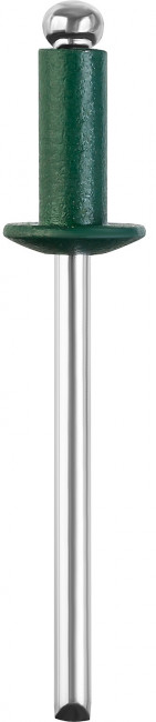 Алюминиевые заклепки Color-FIX, 3.2 х 8 мм, RAL 6005 зеленый насыщенный, 50 шт., STAYER Professional Алюминиевые заклепки Color-FIX, 3.2 х 8 мм, RAL 6005 зеленый насыщенный, 50 шт., STAYER Professional