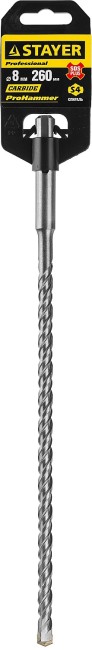 Бур STAYER "PROFESSIONAL" по бетону, хвостовик "SDS PLUS", 8x260мм,  ( 2930-260-08_z01 )