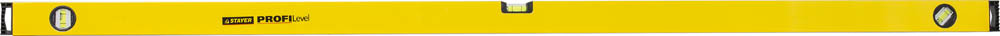 Уровень STAYER "PROFI" "PROFILevel" коробчатый усиленный, фрезерованный, 3 противоударных ампулы, 150см,  ( 3466-150 )