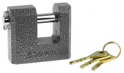 Замок STAYER "MASTER" навесной, П-образн.металлический корпус, с закаленной дужкой, в коробке, 70мм,  ( 37143-70 )