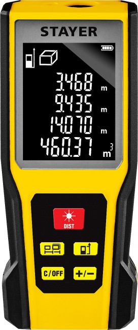 Дальномер лазерный, "LDM-60 ", дальность 60 м, 5 функций, STAYER Professional ( 34957_z01 ) Дальномер лазерный, "LDM-60 ", дальность 60 м, 5 функций, STAYER Professional ( 34957_z01 )