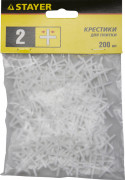 STAYER 2мм крестики для плитки, 200шт,  ( 3380-2 )