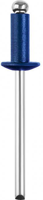 Алюминиевые заклепки Color-FIX, 4.0 х 10 мм, RAL 5005 синий насыщенный, 50 шт., STAYER Professional ( 3125-40-5005 )