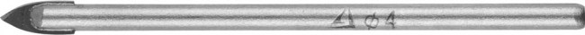 Сверло по кафелю, керамике, стеклу, с двумя режущими лезвиями, цилиндрический хвостовик, 4 мм, STAYER 2986-04, ( 2986-04 ) Сверло по кафелю, керамике, стеклу, с двумя режущими лезвиями, цилиндрический хвостовик, 4 мм, STAYER 2986-04, ( 2986-04 )