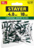 Алюминиевые заклепки Color-FIX, 4.0 х 10 мм, RAL 6005 зеленый насыщенный, 50 шт., STAYER Professional ( 3125-40-6005 )