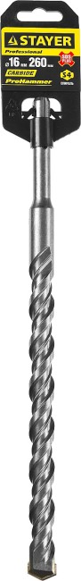 Бур STAYER "PROFESSIONAL" по бетону, хвостовик "SDS PLUS", 16x260мм,  ( 2930-260-16_z01 ) Бур STAYER "PROFESSIONAL" по бетону, хвостовик "SDS PLUS", 16x260мм,  ( 2930-260-16_z01 )
