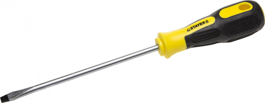 Отвертка STAYER "PROFI" ULTRA, Сr-V, намагниченная, SL 6,0 х 150 мм,  ( 25131-06-15_z01 ) Отвертка STAYER "PROFI" ULTRA, Сr-V, намагниченная, SL 6,0 х 150 мм,  ( 25131-06-15_z01 )