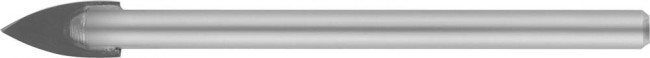 Сверло по кафелю, керамике, стеклу, с двумя режущими лезвиями, цилиндрический хвостовик, 6 мм, STAYER 2986-06, ( 2986-06 ) Сверло по кафелю, керамике, стеклу, с двумя режущими лезвиями, цилиндрический хвостовик, 6 мм, STAYER 2986-06, ( 2986-06 )