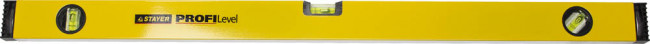 Уровень STAYER "PROFI" "PROFILevel" коробчатый усиленный, фрезерованный, 3 противоударных ампулы, 80см,  ( 3466-080 ) Уровень STAYER "PROFI" "PROFILevel" коробчатый усиленный, фрезерованный, 3 противоударных ампулы, 80см,  ( 3466-080 )