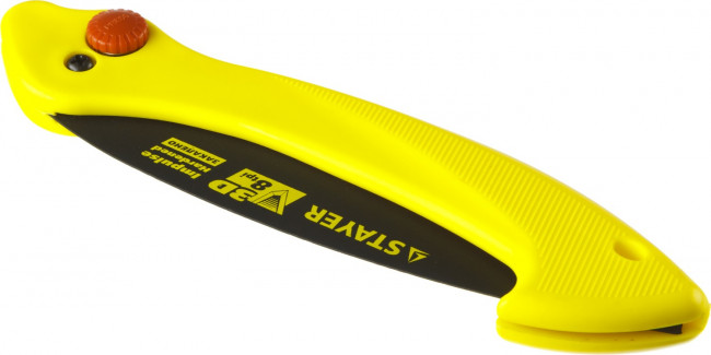 Ножовка складная походная (пила) STAYER МАХСut 160 мм, 8TPI, 3D японский зуб, пиление "на себя", быстрый и точный рез сырой древесины, тефлон покрытие,  ( 15085 )