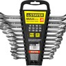 Набор комбинированных гаечных ключей 12 шт, 8 - 24 мм, STAYER,  ( 27085-H12 )