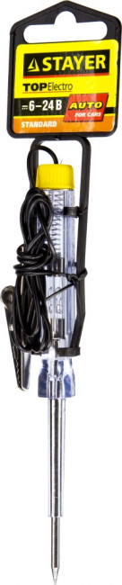 Пробник STAYER "STANDARD" для автопроводки, 6-24В, флажок-подвеска,  ( 2573-24V_z01 ) Пробник STAYER "STANDARD" для автопроводки, 6-24В, флажок-подвеска,  ( 2573-24V_z01 )