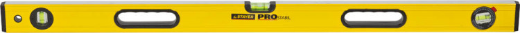 Уровень STAYER "PROFI" PROSTABIL профессион коробчатый, усилен, 2 фрезер поверх, 3 ампулы (1 поворотная), ручки, 100 см,  ( 3471-100_z01 )