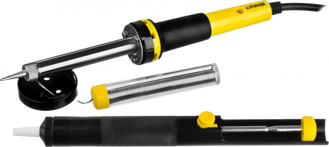 Набор STAYER "PROFI" для паяльных работ, 55300 +шприц + подставка + припой, 40 Вт,  ( 55316-40-H4 ) Набор STAYER "PROFI" для паяльных работ, 55300 +шприц + подставка + припой, 40 Вт,  ( 55316-40-H4 )