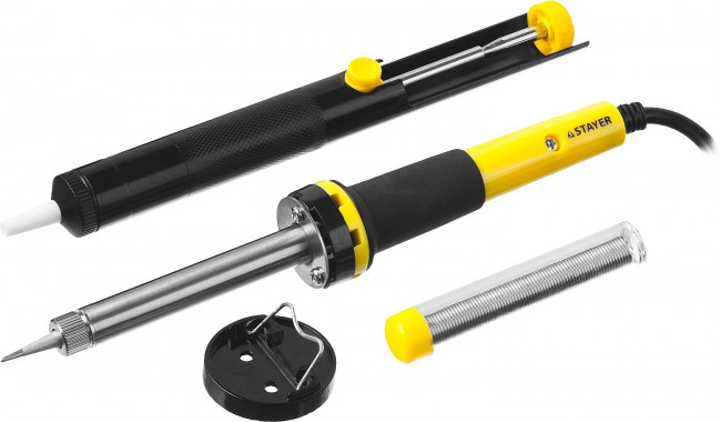 Набор STAYER "PROFI" для паяльных работ, 55300 +шприц + подставка + припой, 40 Вт,  ( 55316-40-H4 ) Набор STAYER "PROFI" для паяльных работ, 55300 +шприц + подставка + припой, 40 Вт,  ( 55316-40-H4 )