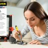 Набор для паяльных работ STAYER "PROFI" PROTerm, 55313-60-H6, паяльник 55300 + подставка + припой + жало сменное + шприц + насадка на жало, 60 Вт,  ( 55313-60-H6 )
