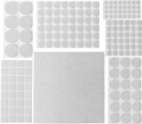 Набор STAYER "COMFORT": Накладки самоклеящиеся на мебельные ножки, 175 шт, белые,  ( 40917-H175 )