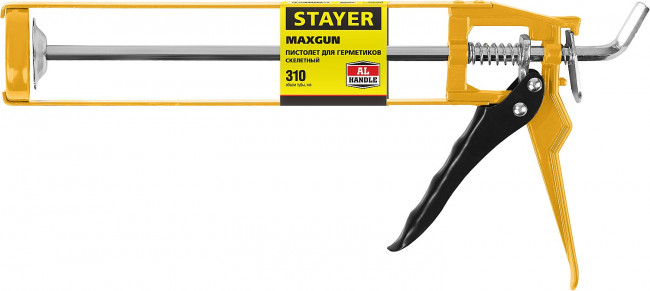 Пистолет для герметиков STAYER "MASTER" 0666, скелетный усиленный, 310мл,  ( 0666 )