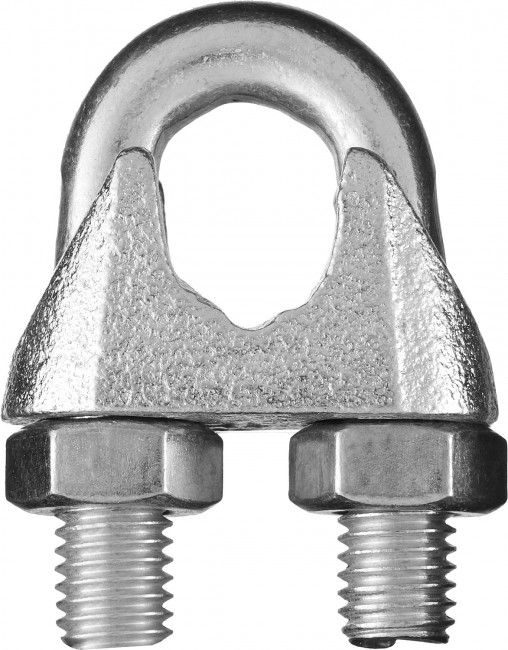 Зажим троса DIN 741, 5мм, 100 шт, оцинкованный, STAYER,  ( 30535-05 )