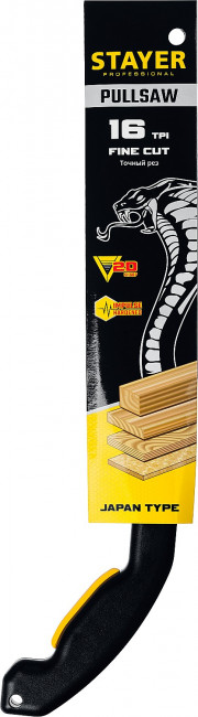 Ножовка (пила) "Cobra PullSaw" 300 мм, 16 TPI, мелкий зуб, для точных работ, STAYER, ( 15088 ) Ножовка (пила) "Cobra PullSaw" 300 мм, 16 TPI, мелкий зуб, для точных работ, STAYER, ( 15088 )