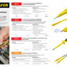Пробник STAYER "STANDARD", 90-600 В, 170мм,  ( 2575-17 )