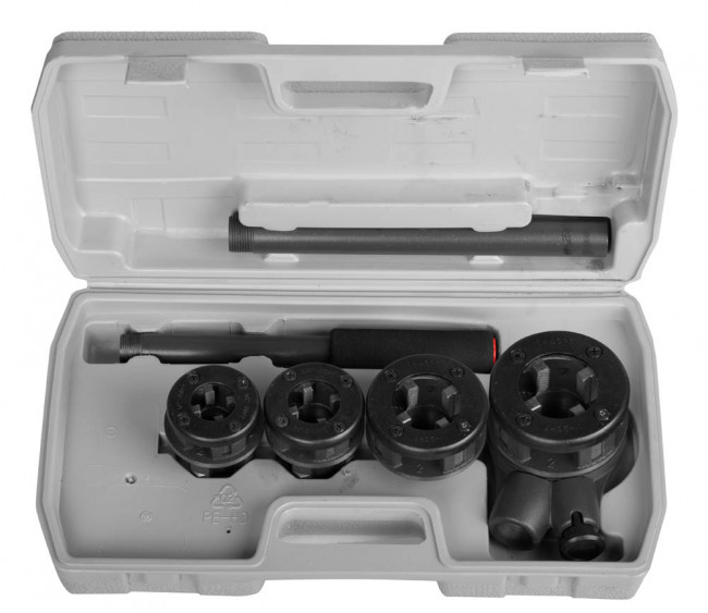 Набор STAYER "PROFESSIONAL" №4 резьбонарезной трубный в пластмассовом боксе, 1/2" - 1 1/4", 5 предметов,  ( 28260-H4 ) Набор STAYER "PROFESSIONAL" №4 резьбонарезной трубный в пластмассовом боксе, 1/2" - 1 1/4", 5 предметов,  ( 28260-H4 )