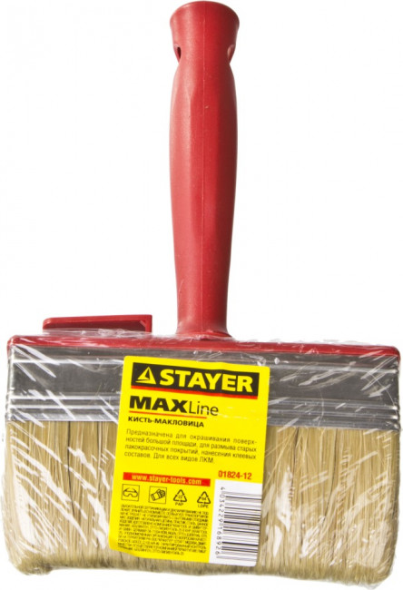 Макловица STAYER "MASTER" UNIVERSAL, светлая щетина, пластмассовый корпус, 3х12см, ( 01824-12 ) Макловица STAYER "MASTER" UNIVERSAL, светлая щетина, пластмассовый корпус, 3х12см, ( 01824-12 )