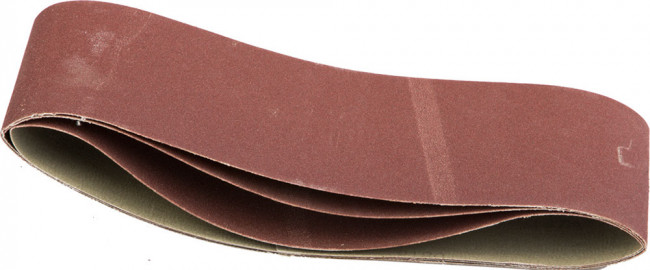 Лента STAYER "MASTER" шлифовальная универсальная бесконечная на тканевой основе, для ЛШМ, P180, 100х610мм, 3шт,  ( 35443-180 )