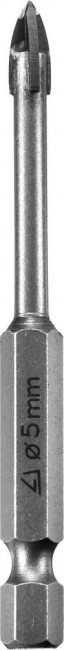Сверло по кафелю, керамике, стеклу, с четырьмя режущими лезвиями, шестигранный хвостовик, 5 мм, STAYER "PROFESSIONAL" 2985-05, ( 2985-05_z01 ) Сверло по кафелю, керамике, стеклу, с четырьмя режущими лезвиями, шестигранный хвостовик, 5 мм, STAYER "PROFESSIONAL" 2985-05, ( 2985-05_z01 )